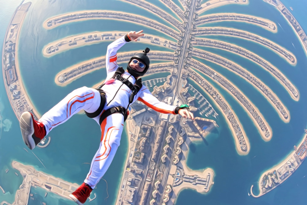 Skydiving u Dubai