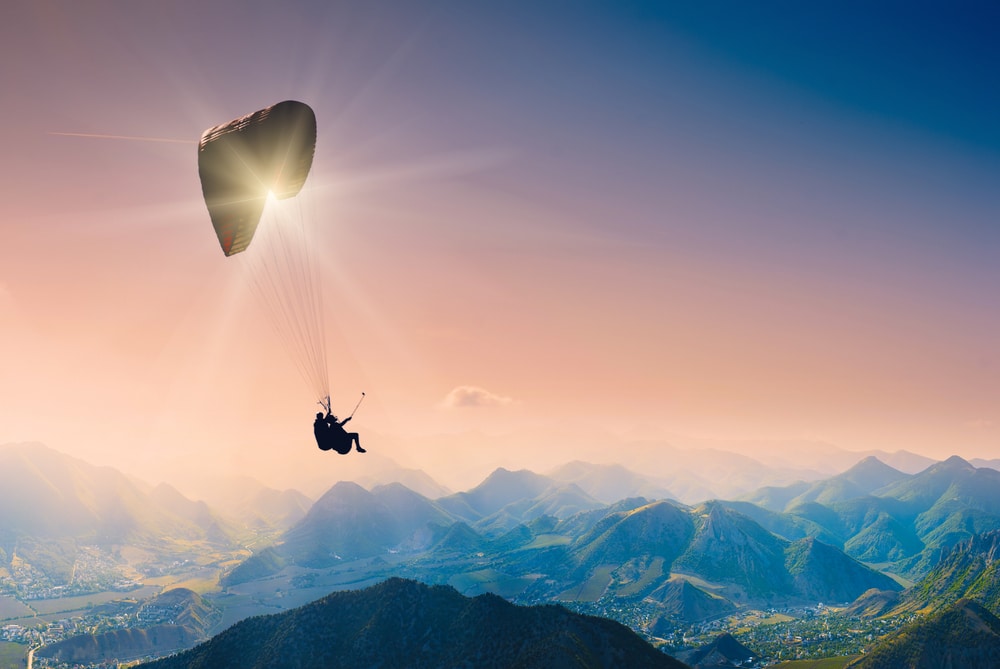 Paragliding u Alpama